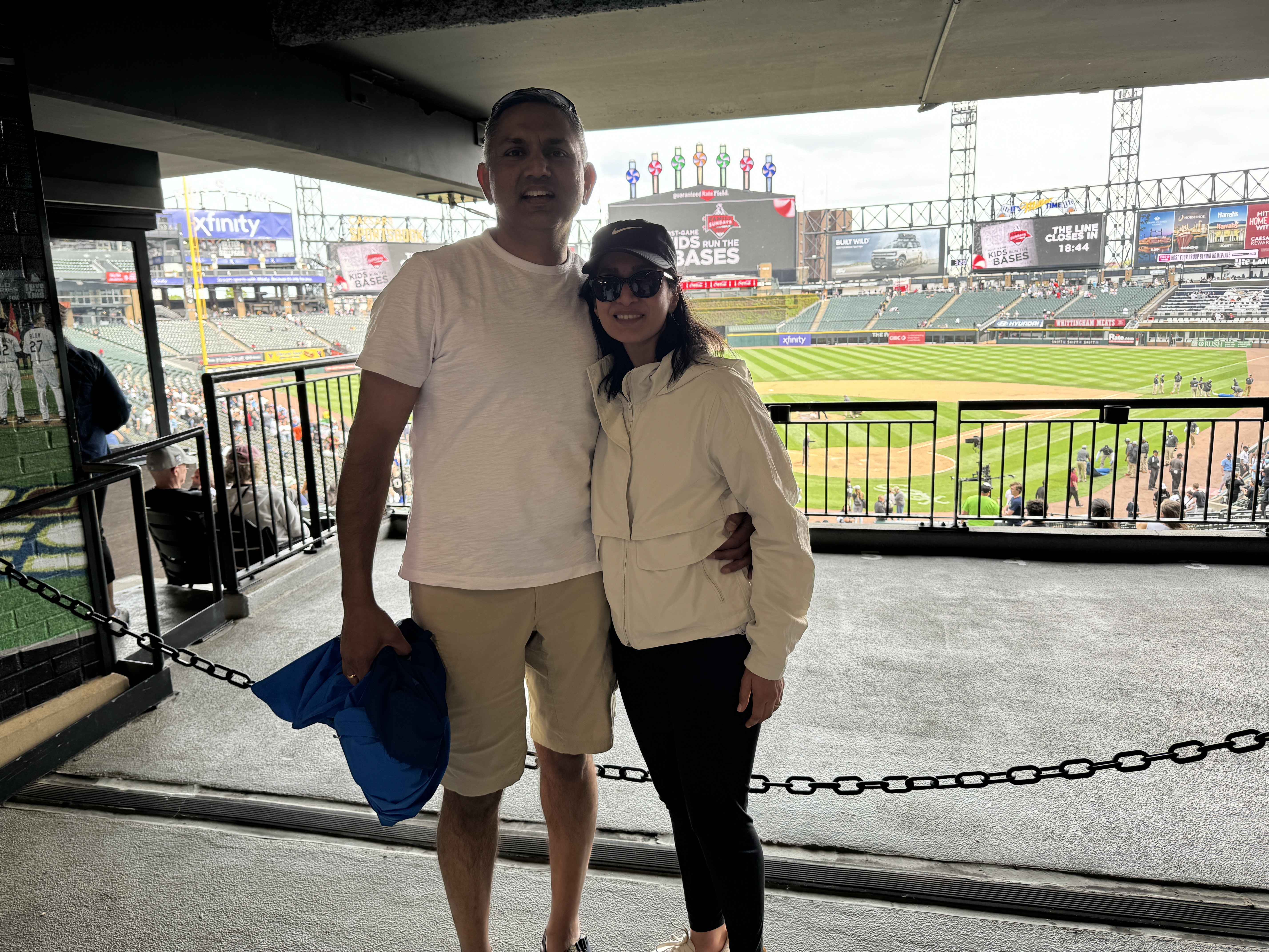 Apr 28, 2024: Watching the White Sox's win, Chicago, IL, USA