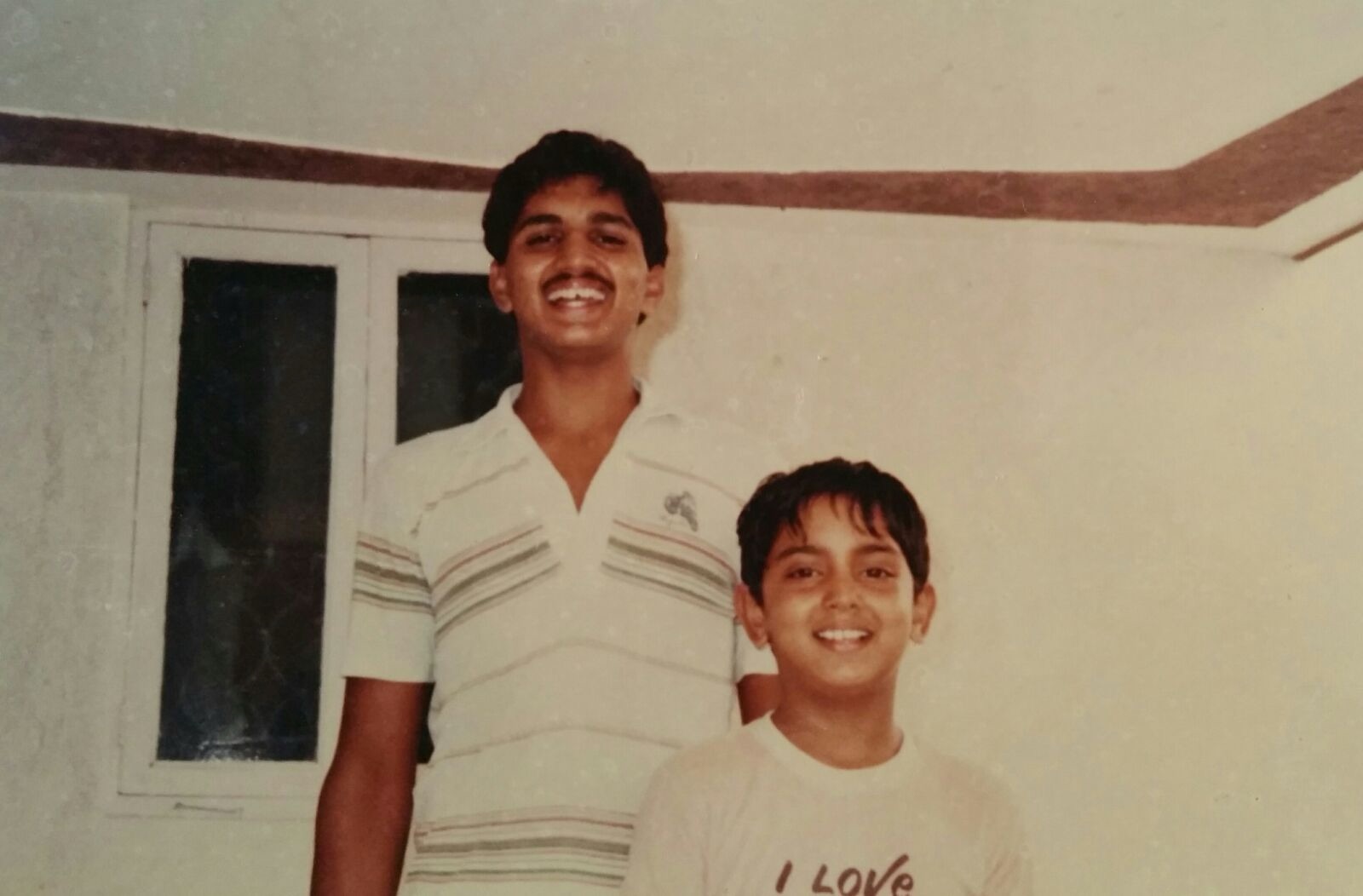 1984: With Ramesh bhai, in Jamnagar, GJ, India