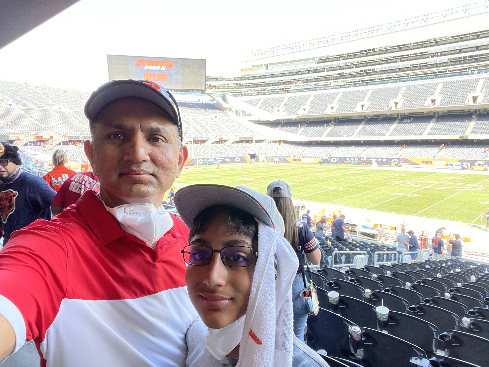 Sep 19, 2021: At a Bears home game...we won!