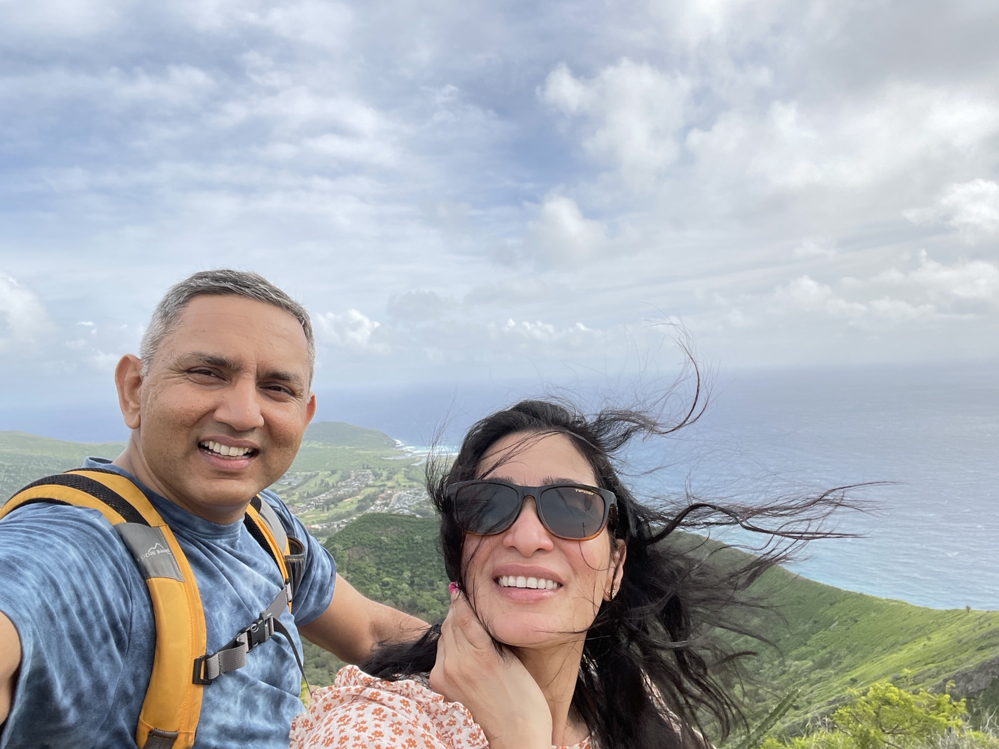 Dec 28, 2021: At the top of Koko Crater Railway Train...made it with a whiny teenager