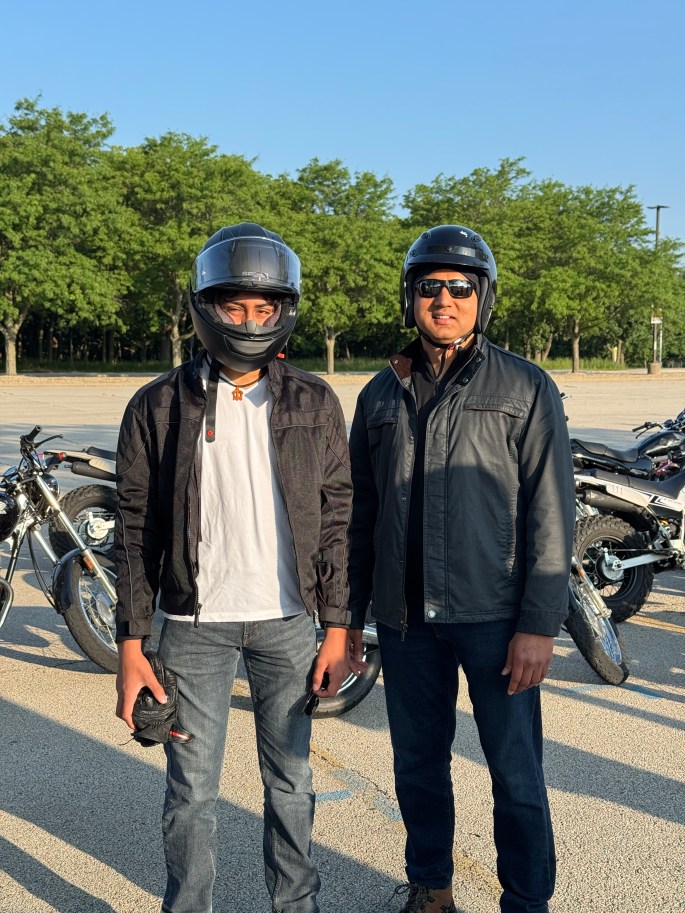 Jun 15, 2025: Attending the motorcycle training class