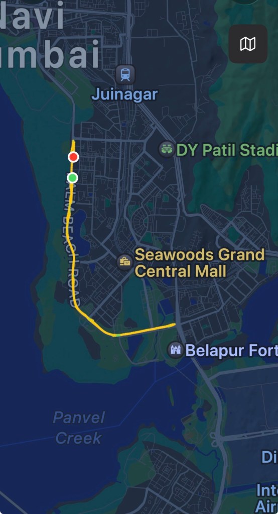 Jul 31, 2026: A Tough Run on Palm Beach Drive, Nerul, New Mumbai