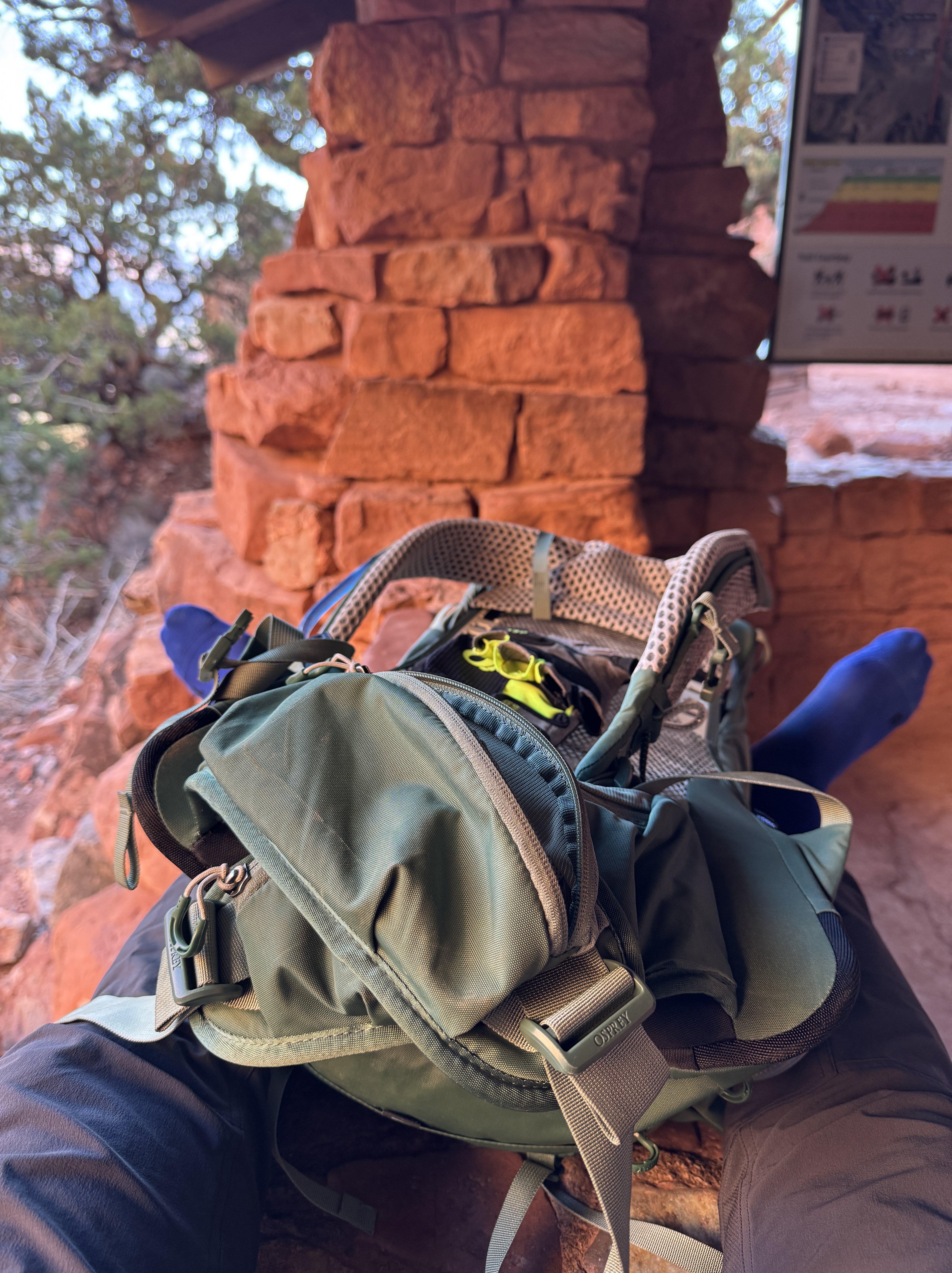 Oct 2, 2026: 8:15AM - Resting my legs at every chance