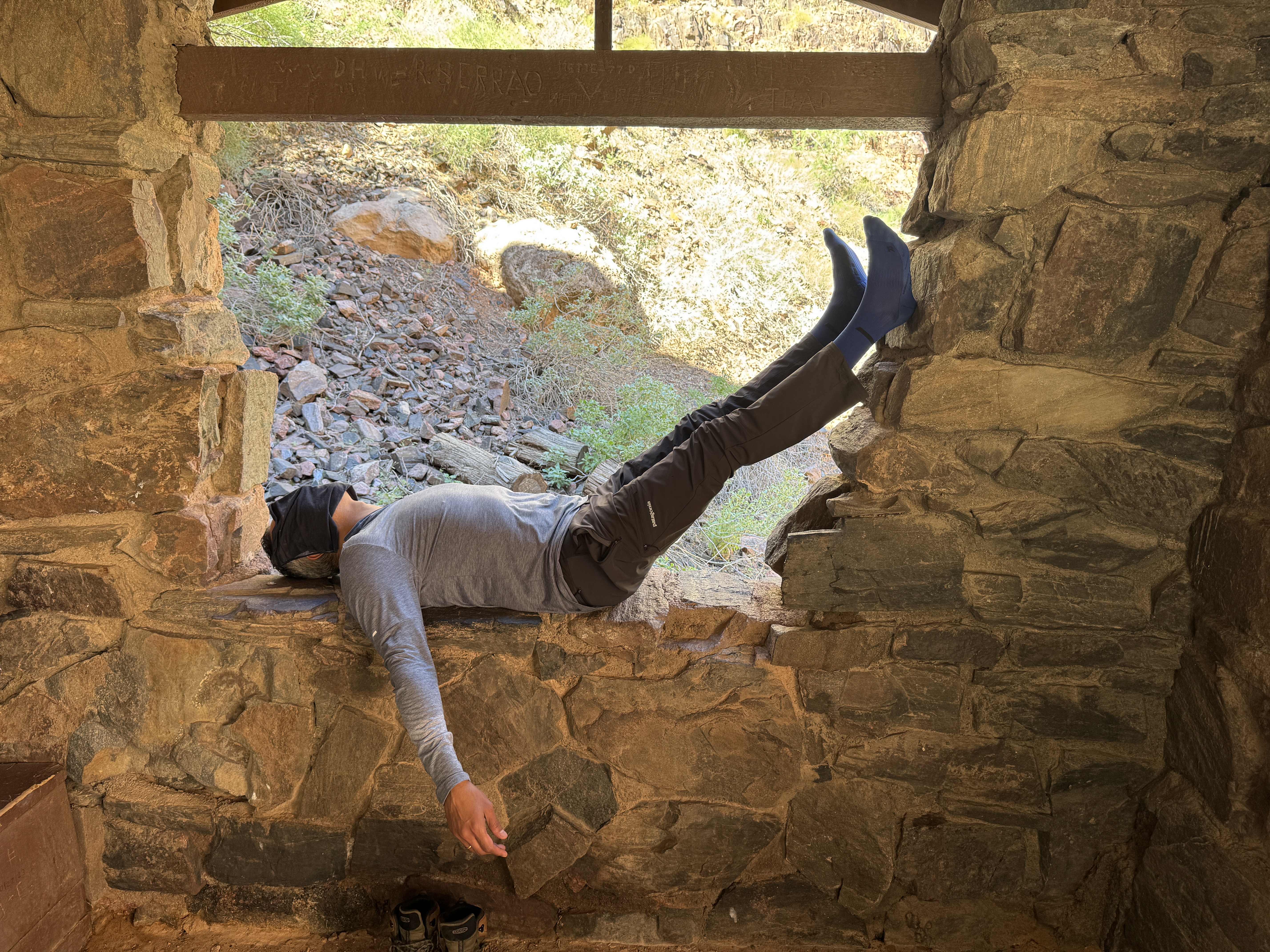 Oct 2, 2026: 12:23PM - Cooling off and resting my legs