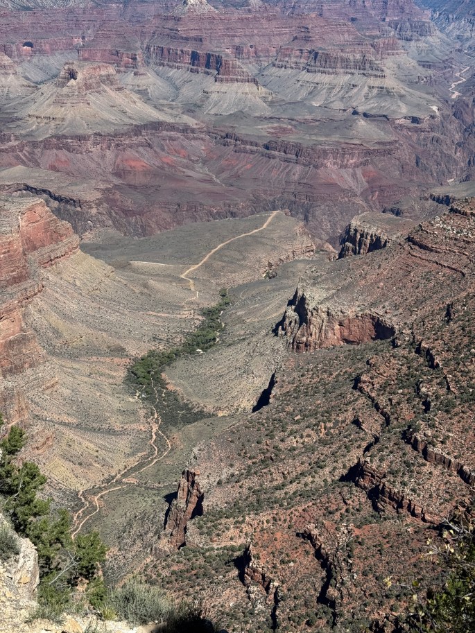 Day 2: Oct 3, 2026: 12:04PM - View from the rim - Havasupai Gardens